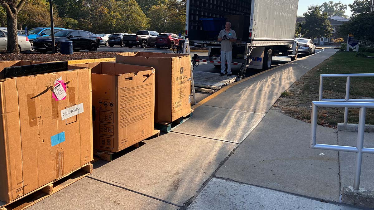 Boxes for e-waste recycling