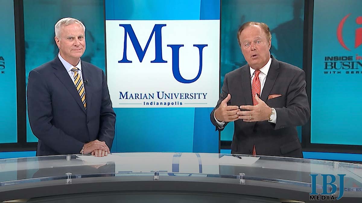 Marian President Daniel Elsener joins Gerry Dick in the studio 