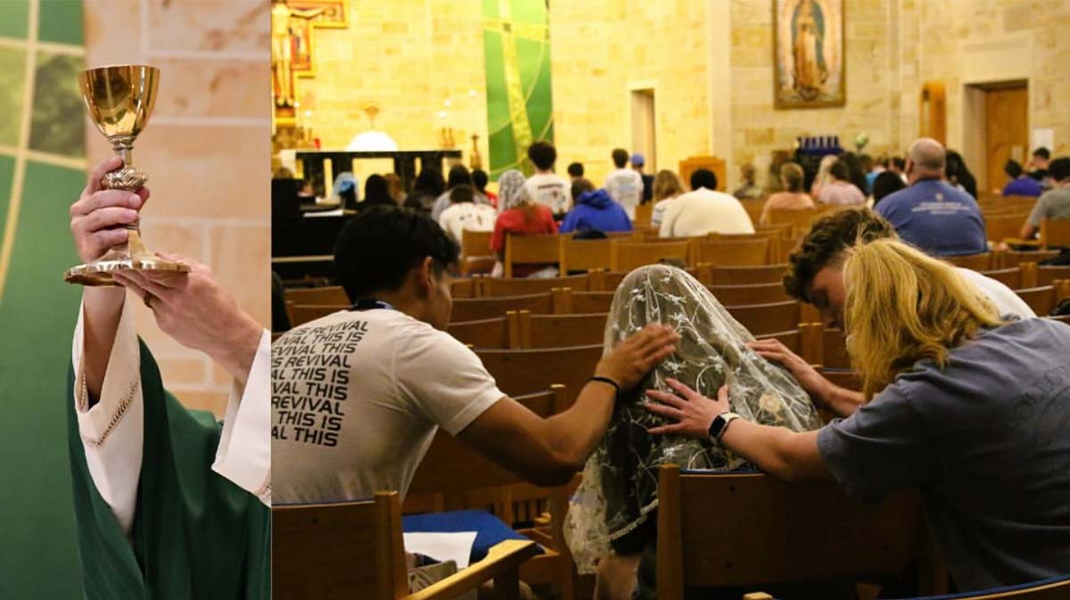 Images from Mass held during Missionary Disciples Institute