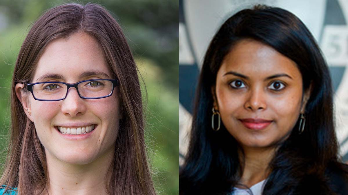 Julia Baumgardt, Ph.D., and Professor Rishani De Costa