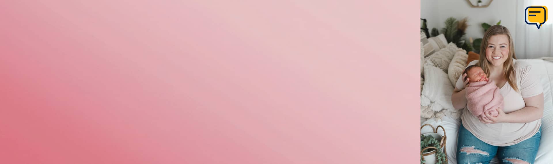 Hero image of Adrian Titzer and baby girl