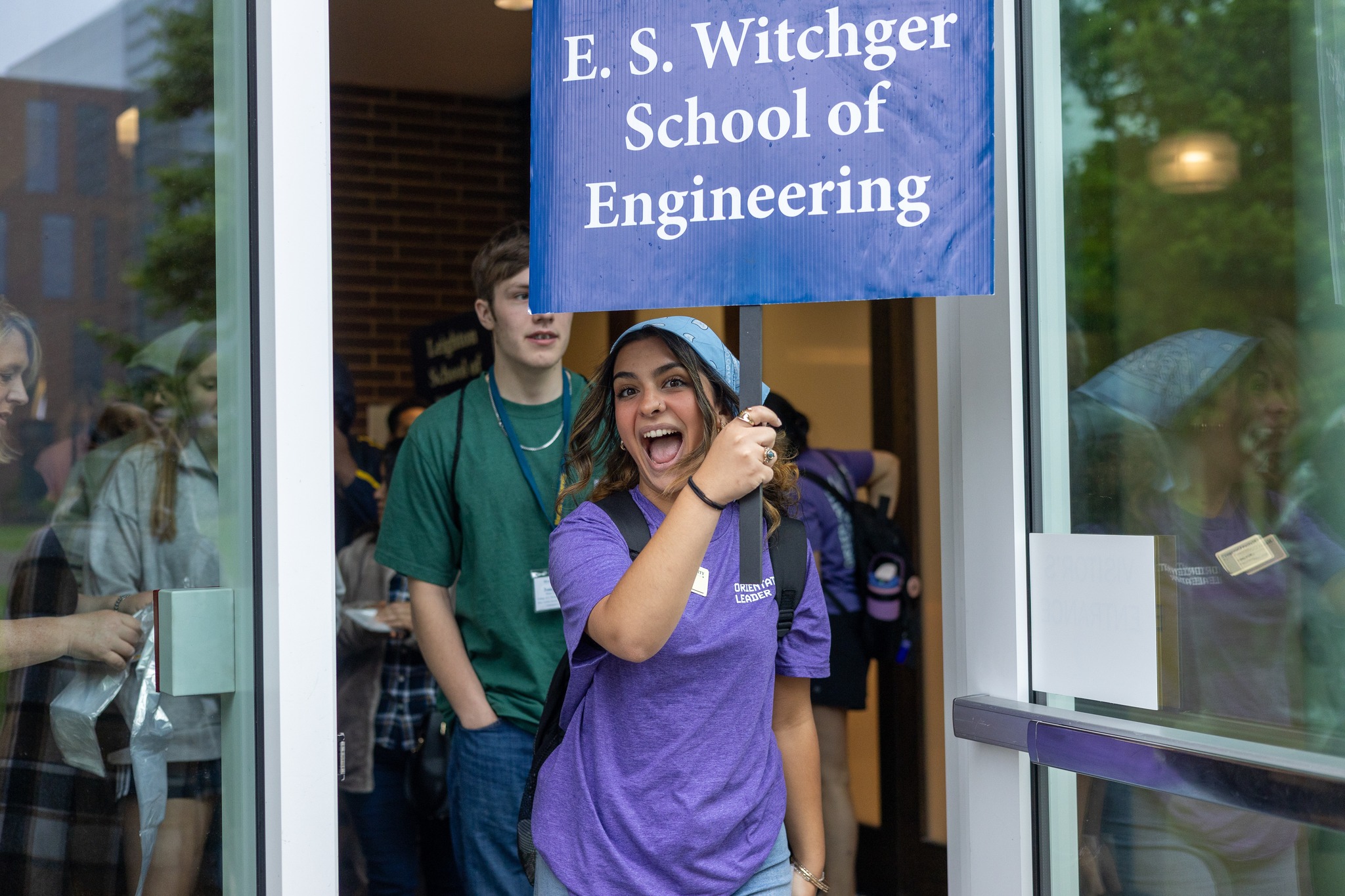 Student leader at a summer program