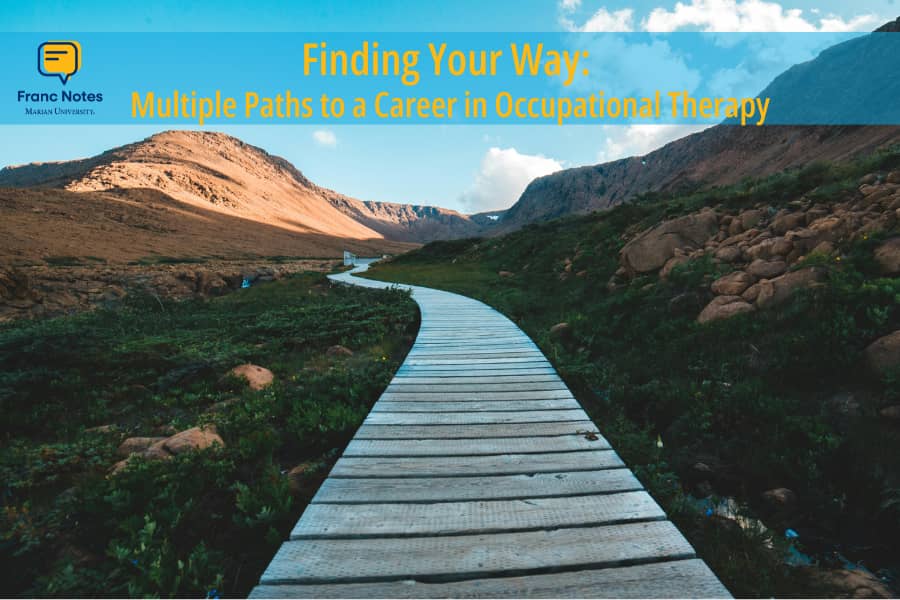 Finding Your Way: Multiple Paths to a Career in Occupational Therapy