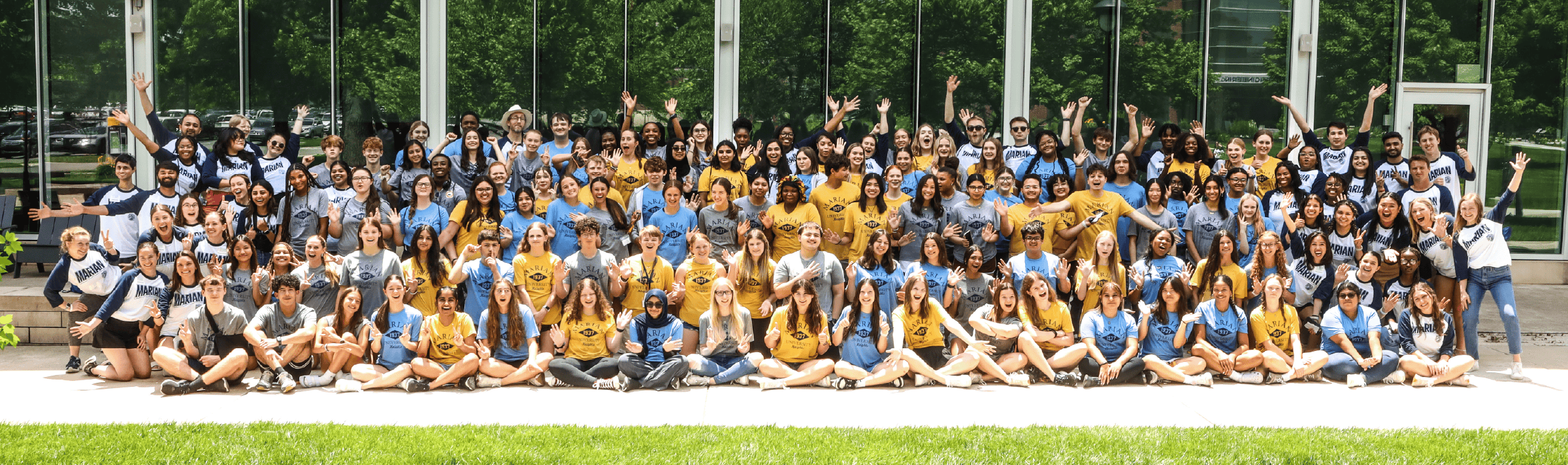 Apply Today messaging with the Healthcare Camp logo and a group photo of last year's campers