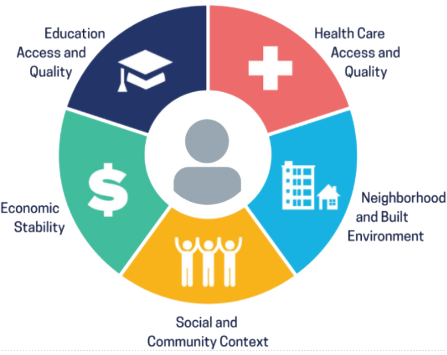 Social Determinants of Health Wheel