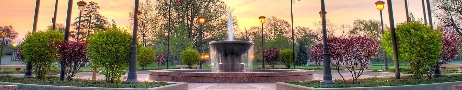 Fountain on Campus