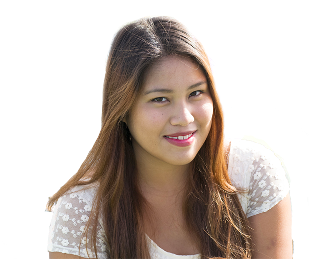 Female Student smiling