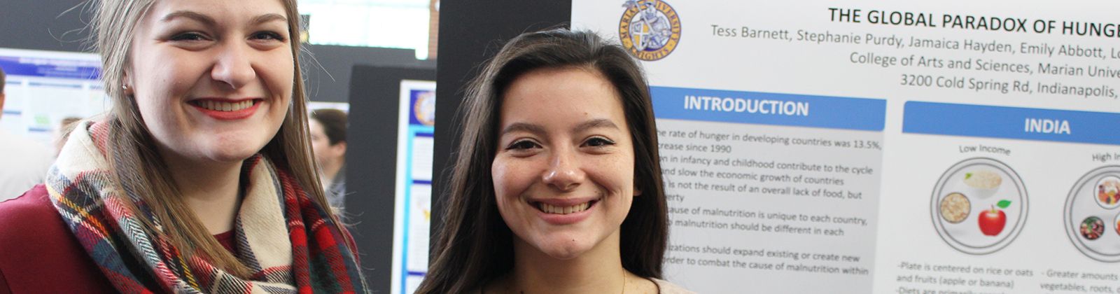 Student Smiling at health conference