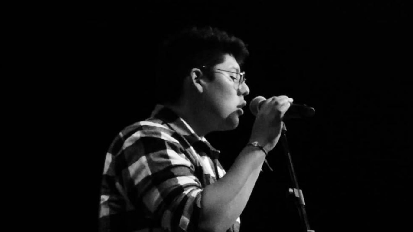 Student singing