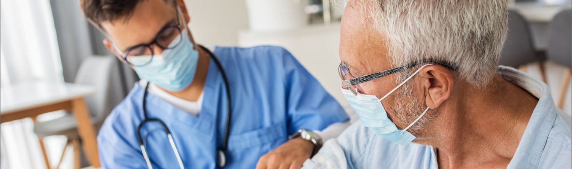 Nurse Student with patient