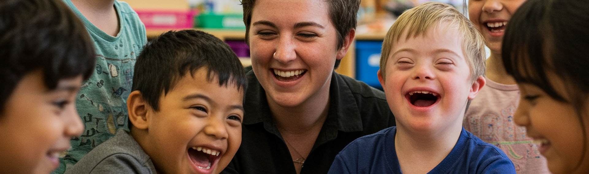 Students in a classroom