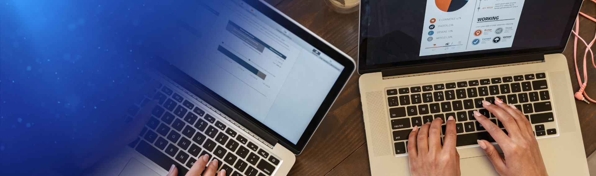 Students working in laptops  