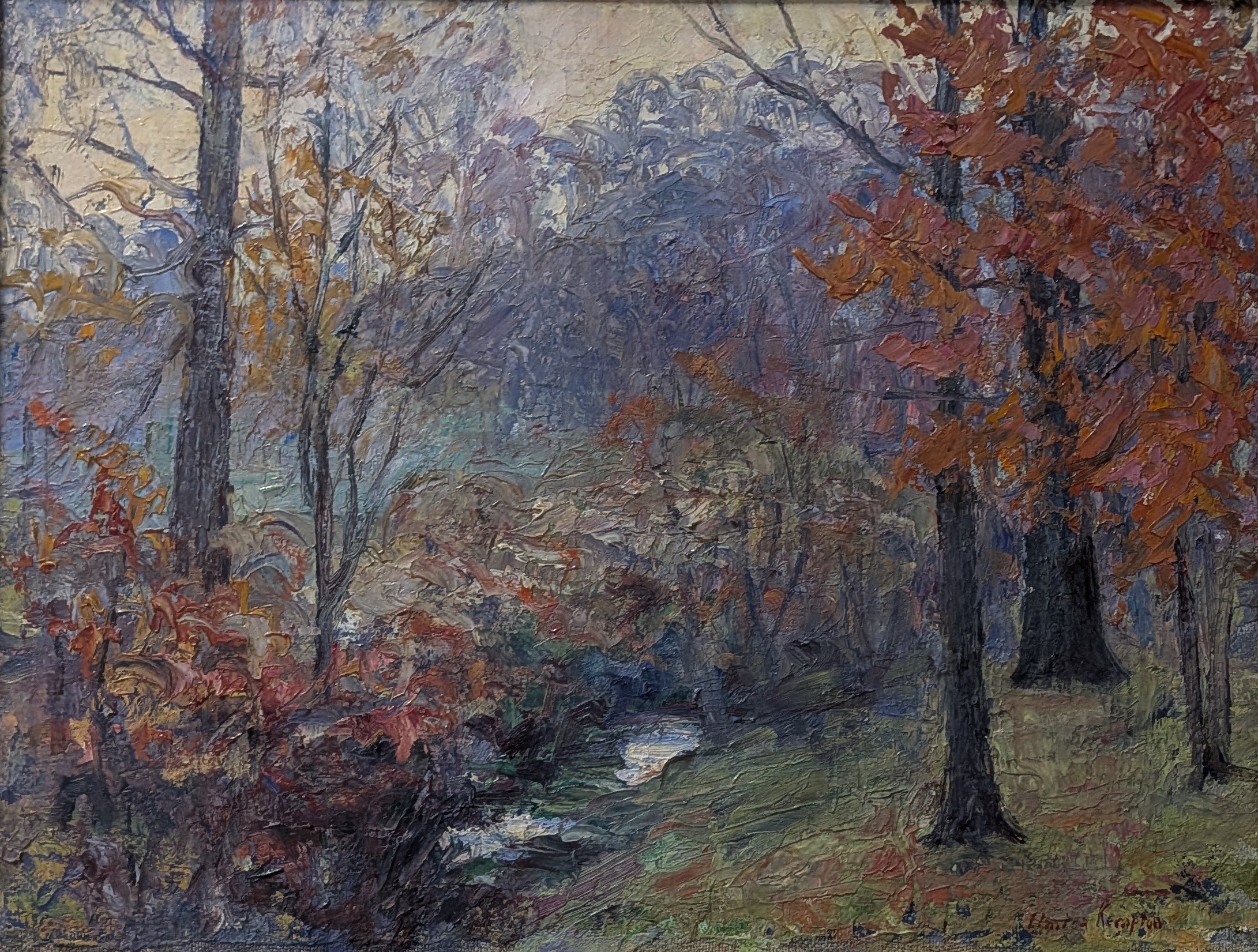 Elmira Kempton — Late Autumn in a Wood