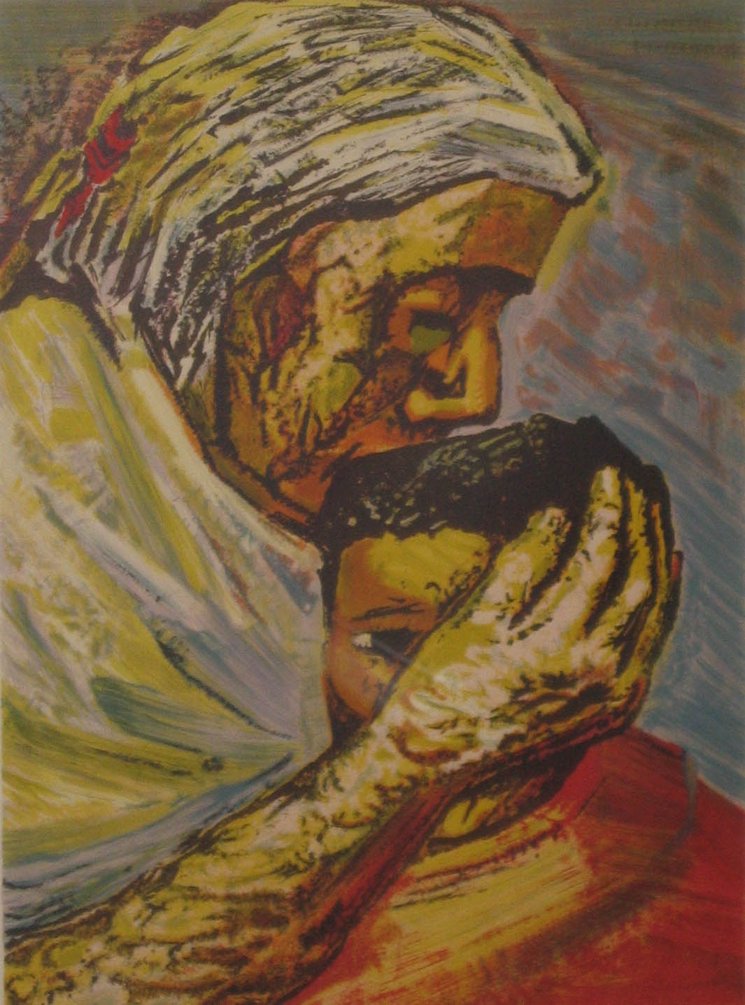 David Siqueiros — Mother Shielding Child