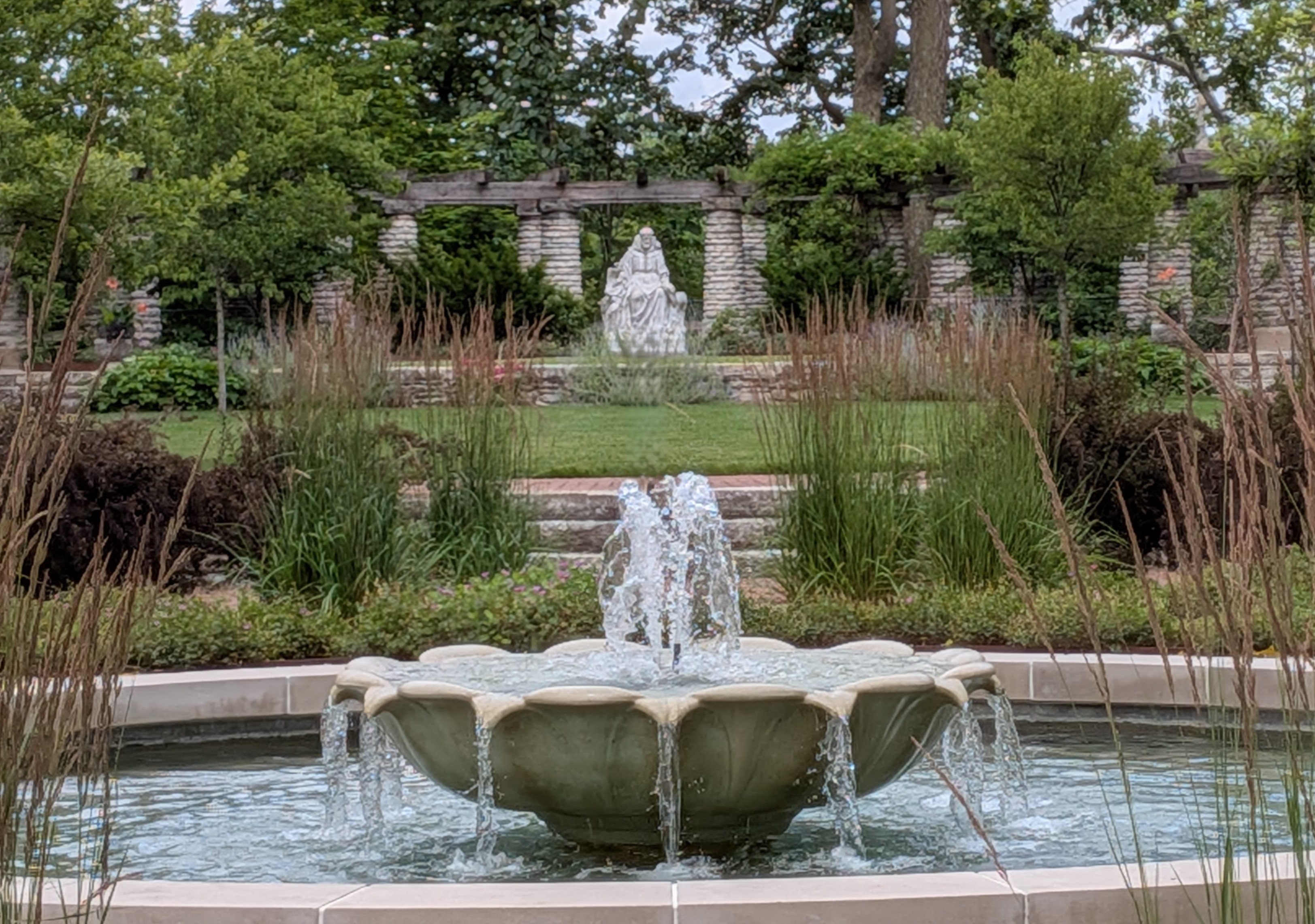 St. Francis Statue in Colonnade Garden