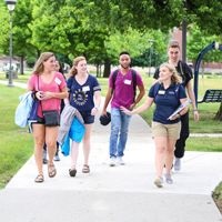 Students Walking