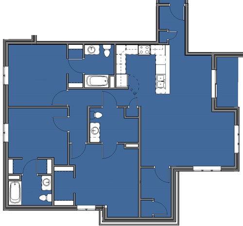 Three Bedroom