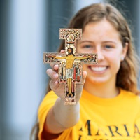 Girl and Cross