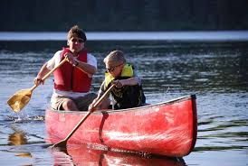 Canoeing at DadCamp