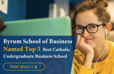 Named Top 5 Best Catholic Undergraduate Business School