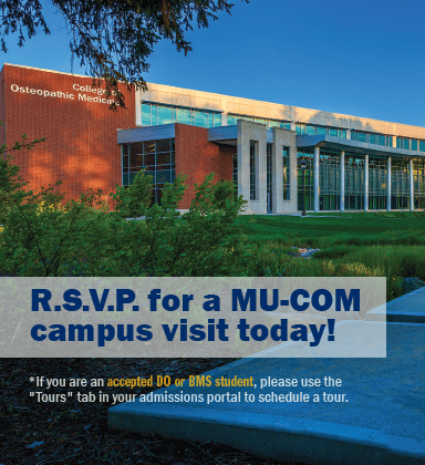 R.S.V.P. for a MU-COM campus visit today!