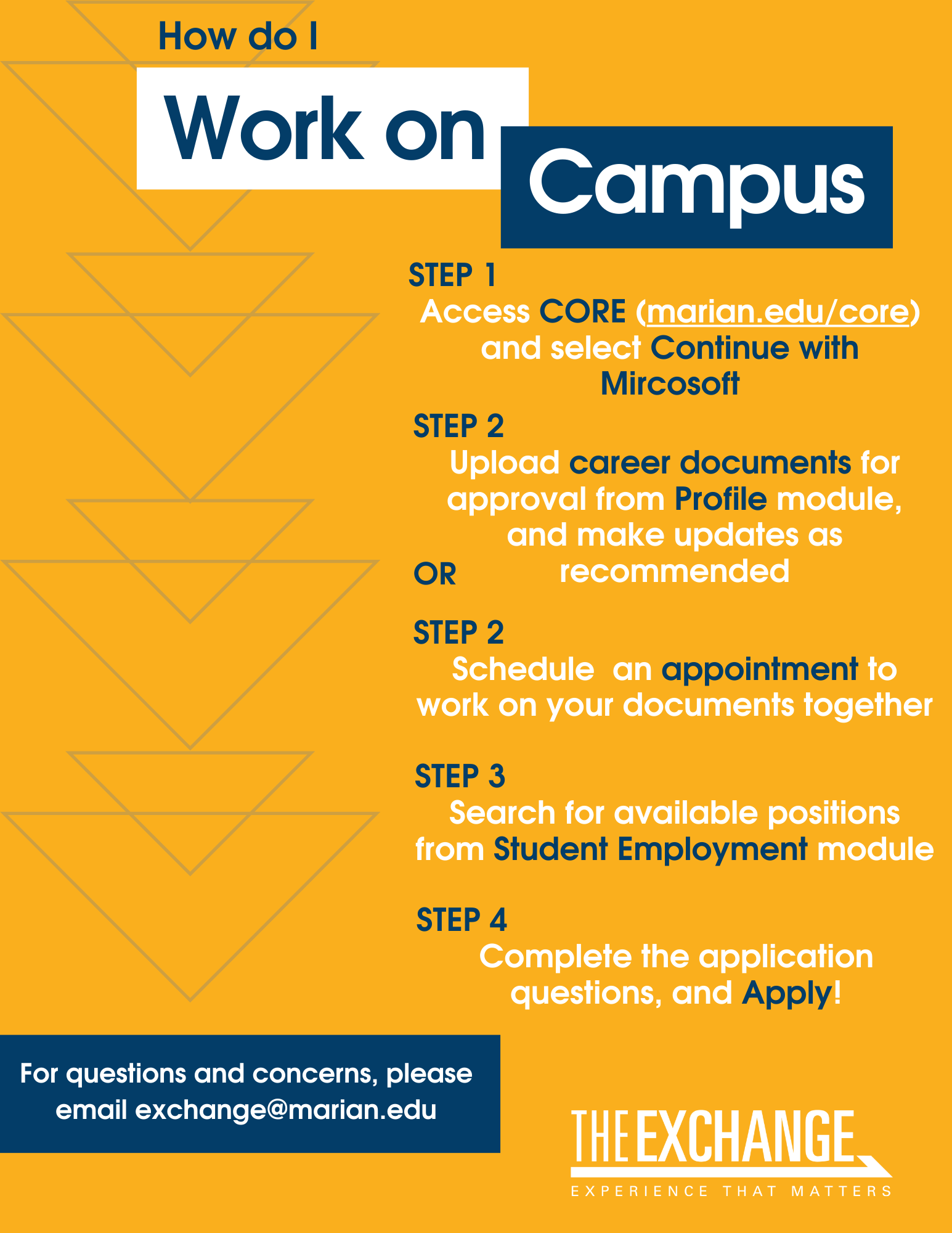 How do I Work on Campus