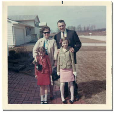 Amy Bennett family photo cir. 1965