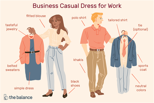business casual dress
