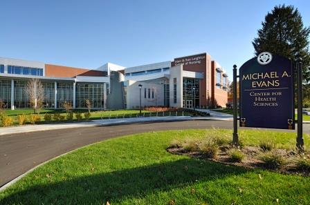 Michael A. Evans Center for Health Sciences Entrance