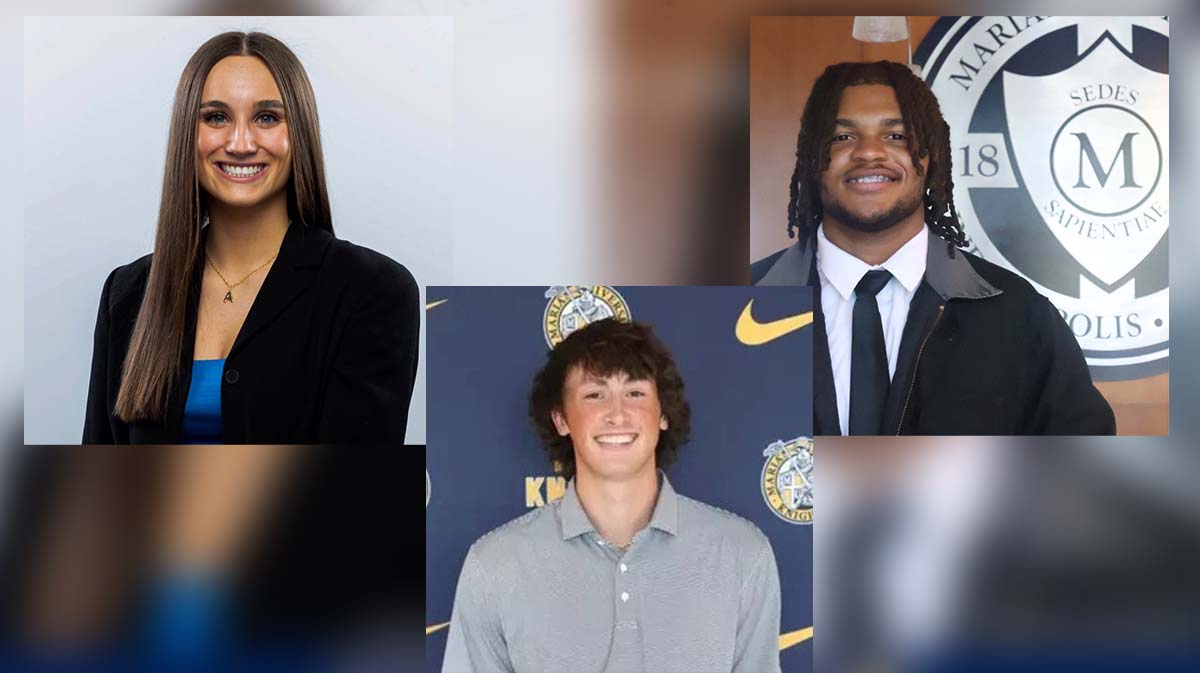 Avery Toole ’26, Garrett Koch ’26, and Markevious Keys ’26 