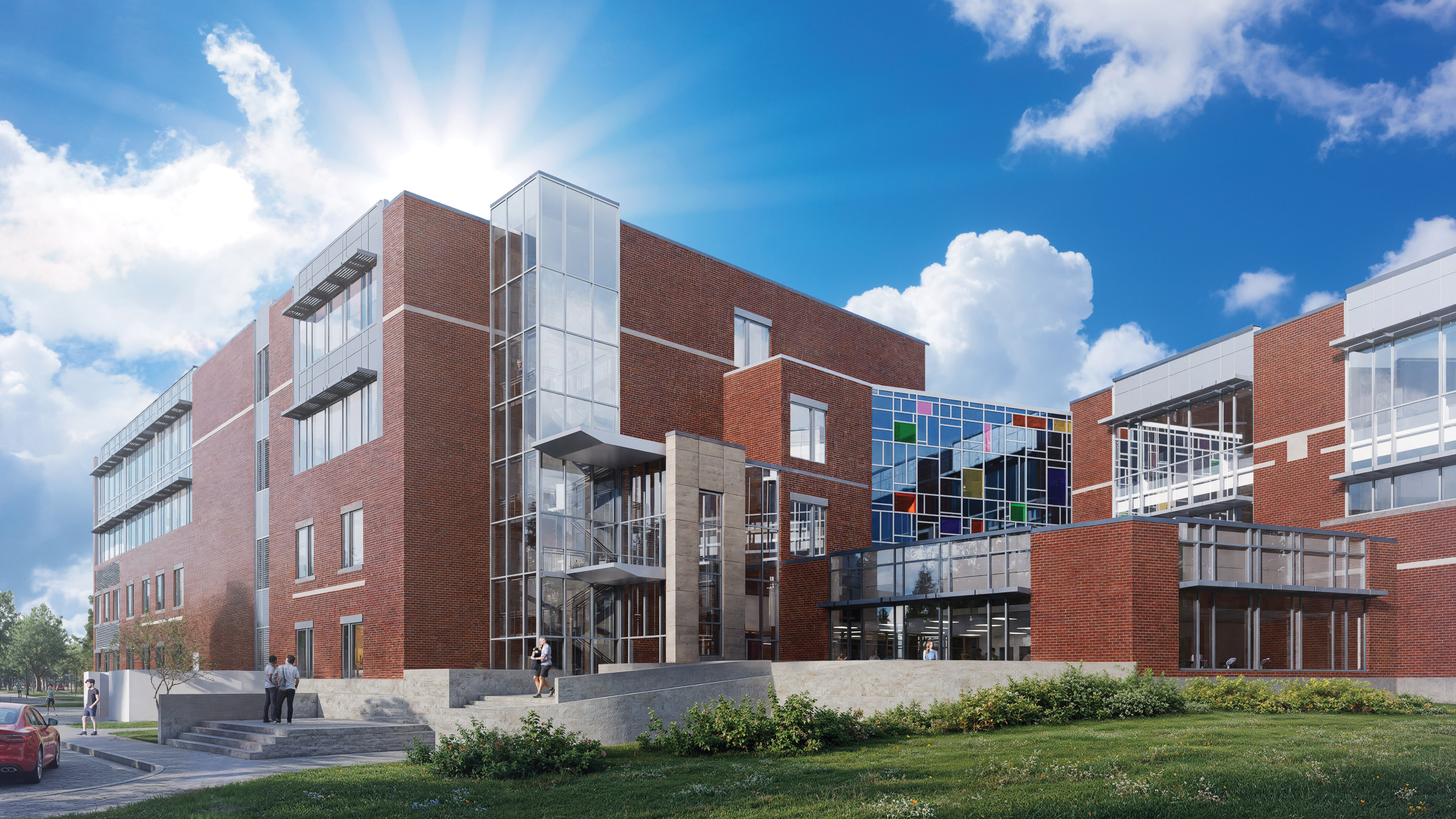 Rendering of the future Center for Human Flourishing at Marian University.