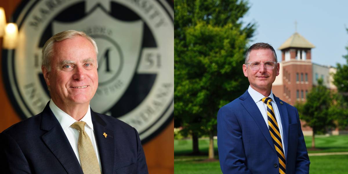 Side-by-side portraits of Daniel J. Elsener and Kenith C. Britt.