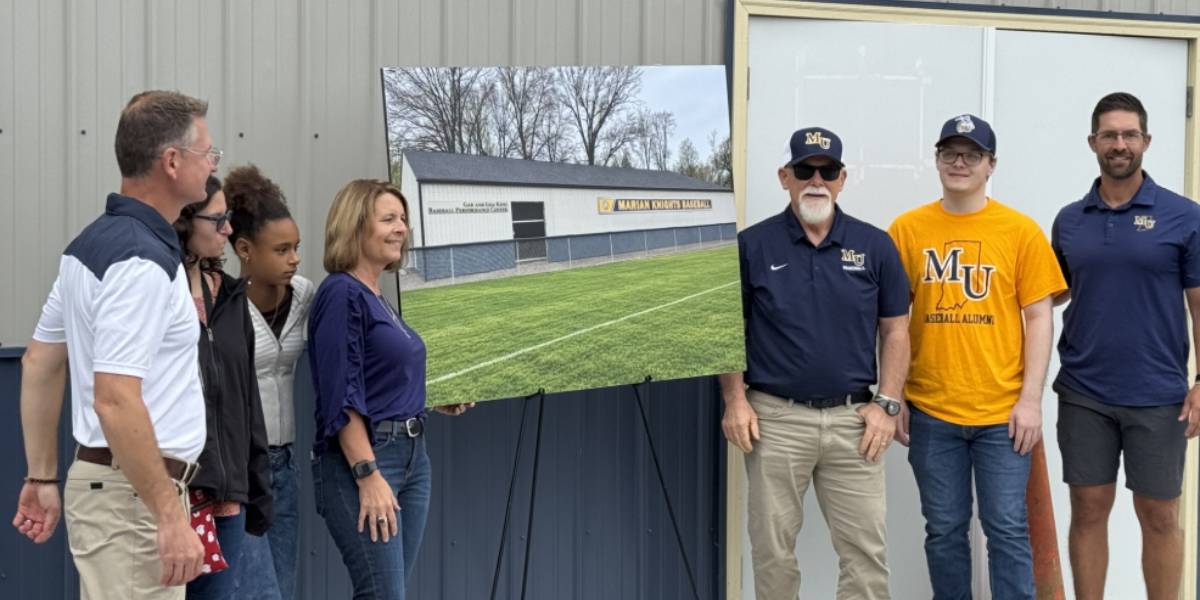 Marian University Dedicates Gar and Lisa King Baseball Performance Center