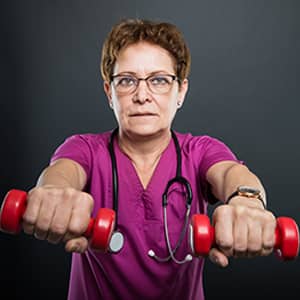 Woman Working Out