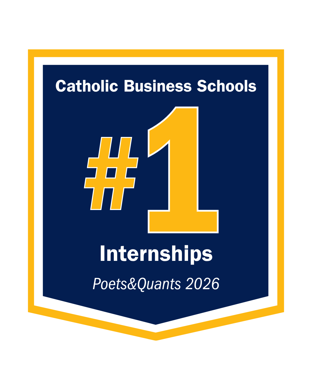 Catholic Business Schools #1 Internships